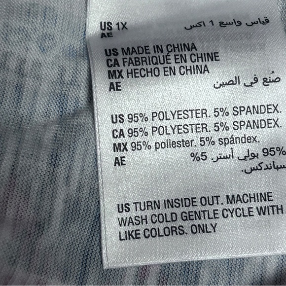 Style & Co Floral Plaid Tie Waist T-Shirt Knit Soft Stretchy Spring Casual Top - Picture 11 of 11